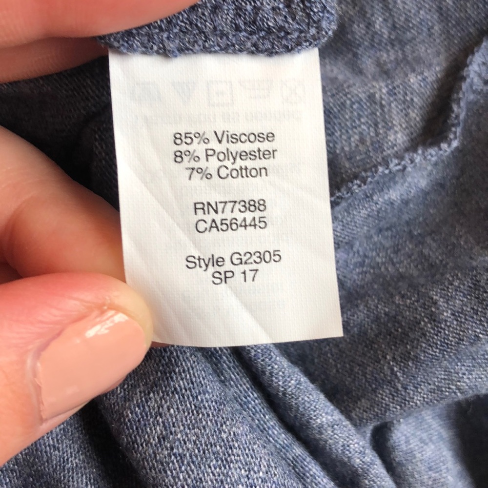 Madewell blue sleeveless shift dress - Picture 5 of 5